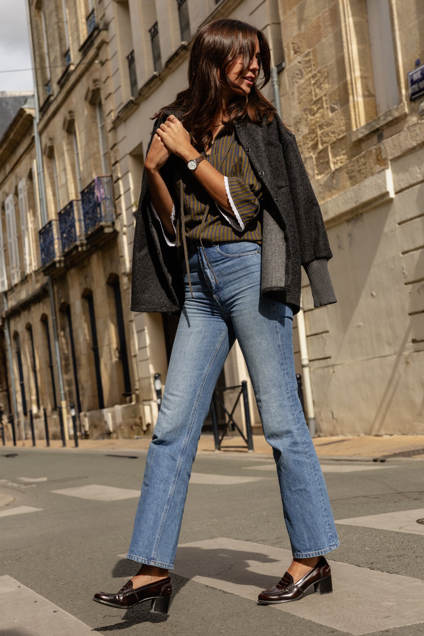 MANTEAU JOSEPHA | GRIS ANTHRACITE