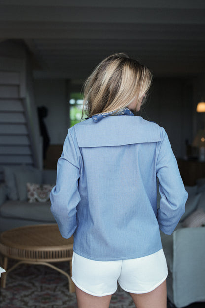 VAREUSE LOLA | CHAMBRAY DENIM