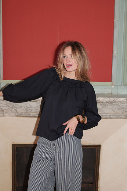 BLOUSE CÉLESTE | BLEU NUIT