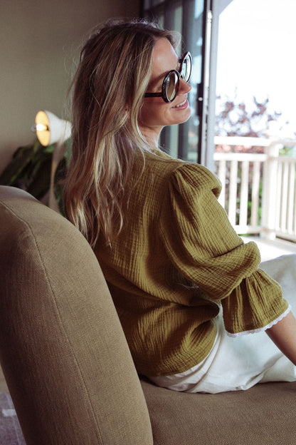 BLOUSE CLOVIS | MOUTARDE