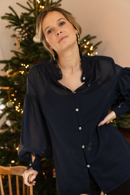 BLOUSE LANCELOT | NAVY