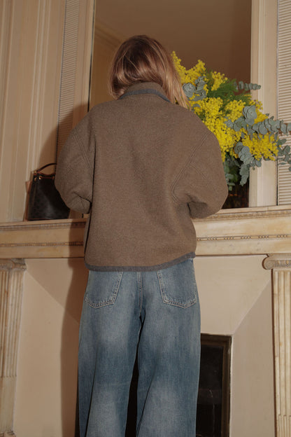 VESTE ROMY OVERSIZE | KAKI