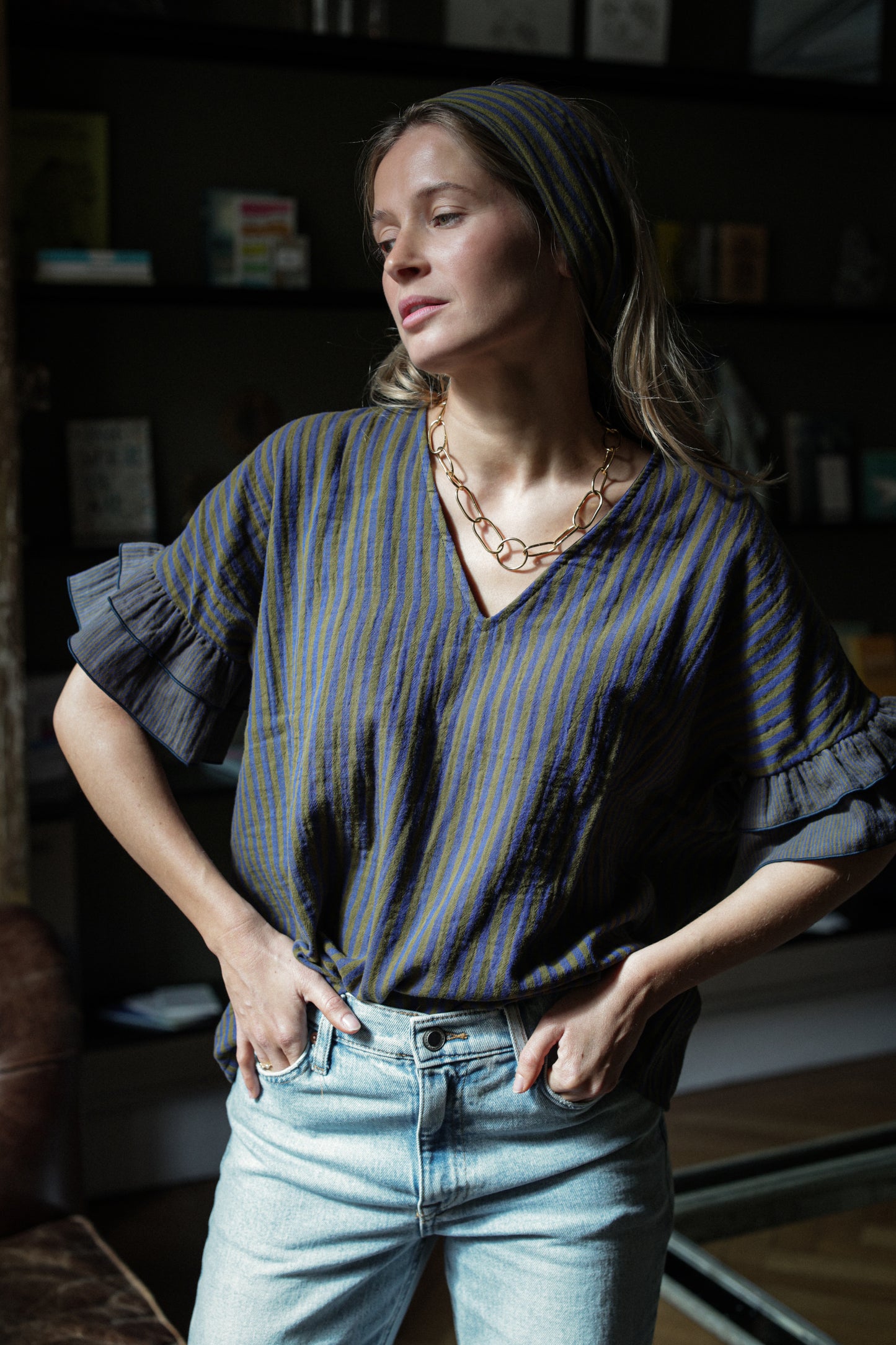 TOP GUSTAVE | KAKI MARINE