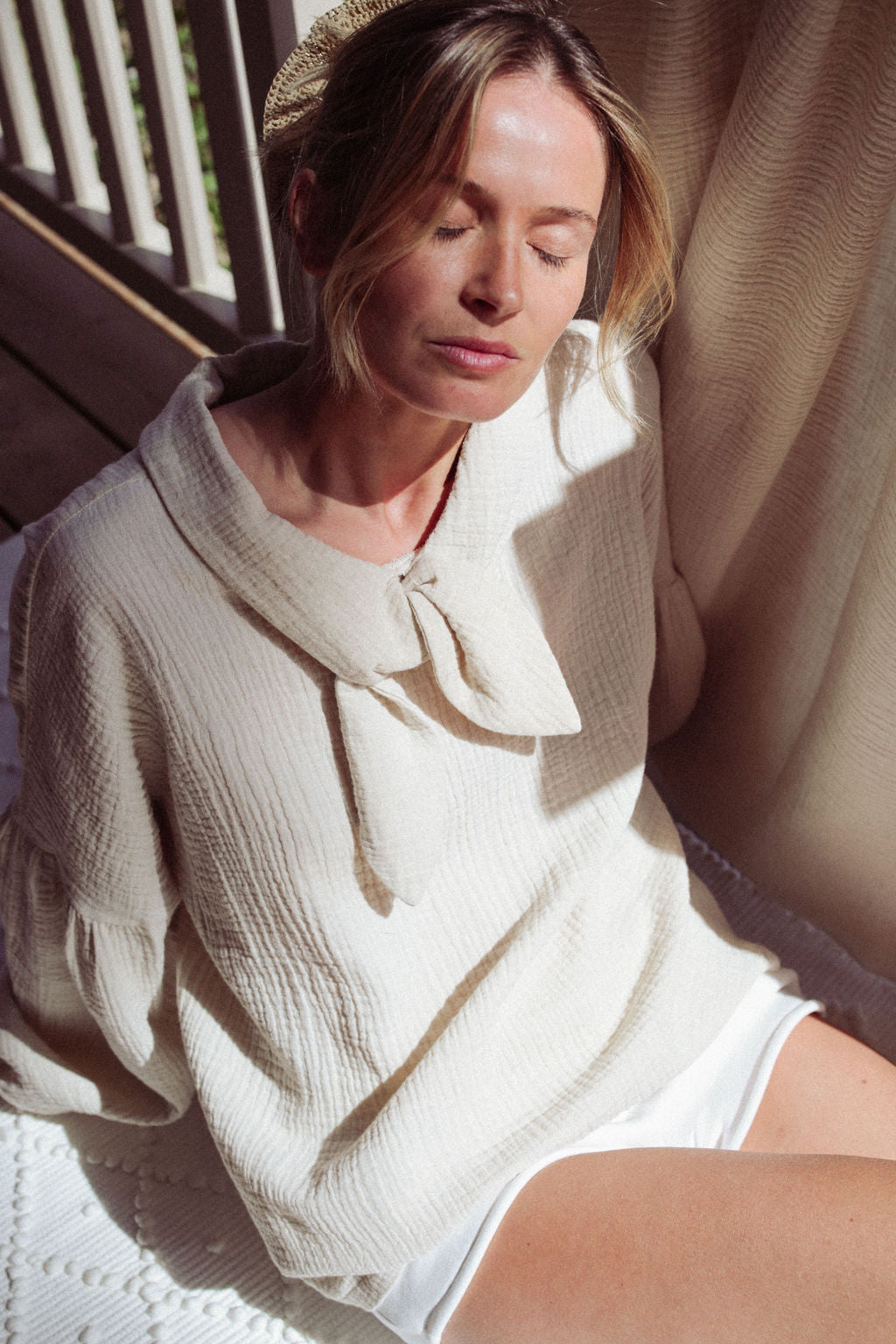BLOUSE CLOTAIRE | LIN