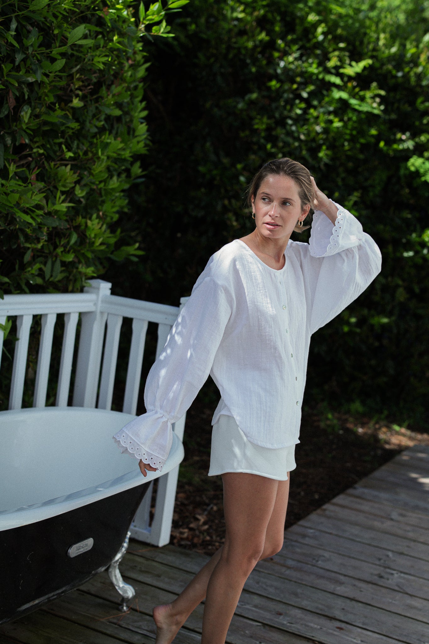 BLOUSE TOSCANE | GAZE BLANCHE