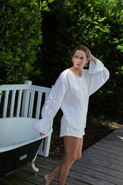 BLOUSE TOSCANE | GAZE BLANCHE