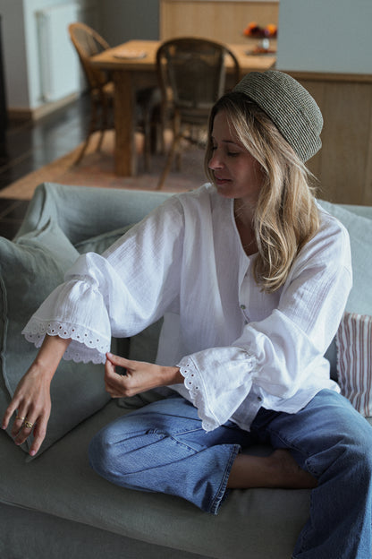 BLOUSE TOSCANE | GAZE BLANCHE