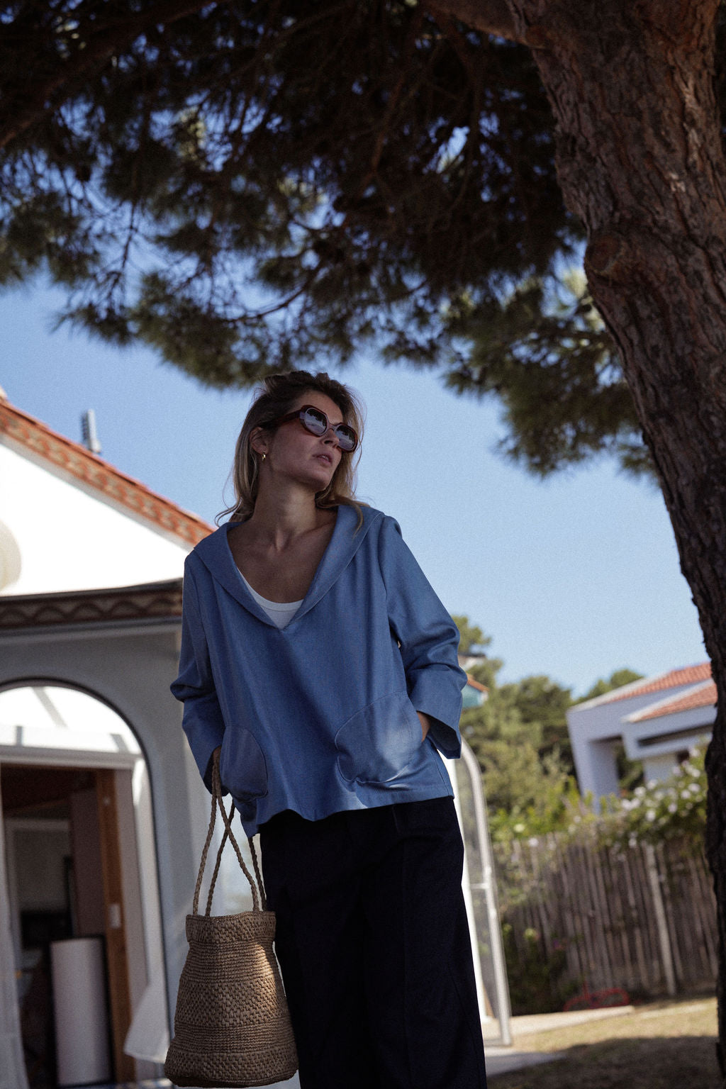VAREUSE LOLA | CHAMBRAY DENIM