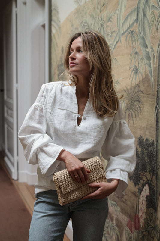 BLOUSE LANCELOT | BLANC