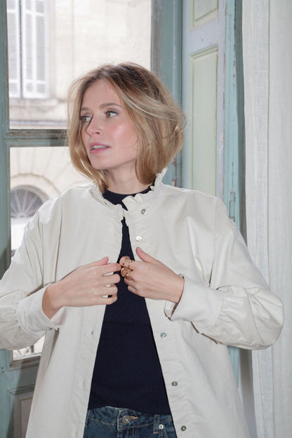 CHEMISE GISÈLE | ÉCRU