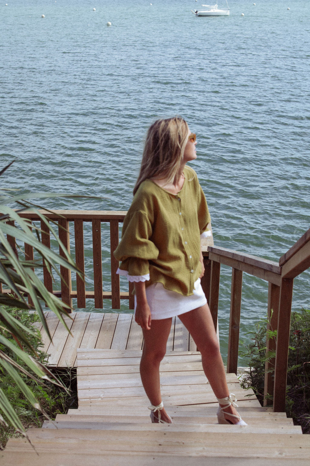 BLOUSE TOSCANE | GAZE OCRE