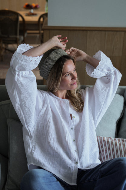 BLOUSE TOSCANE | GAZE BLANCHE
