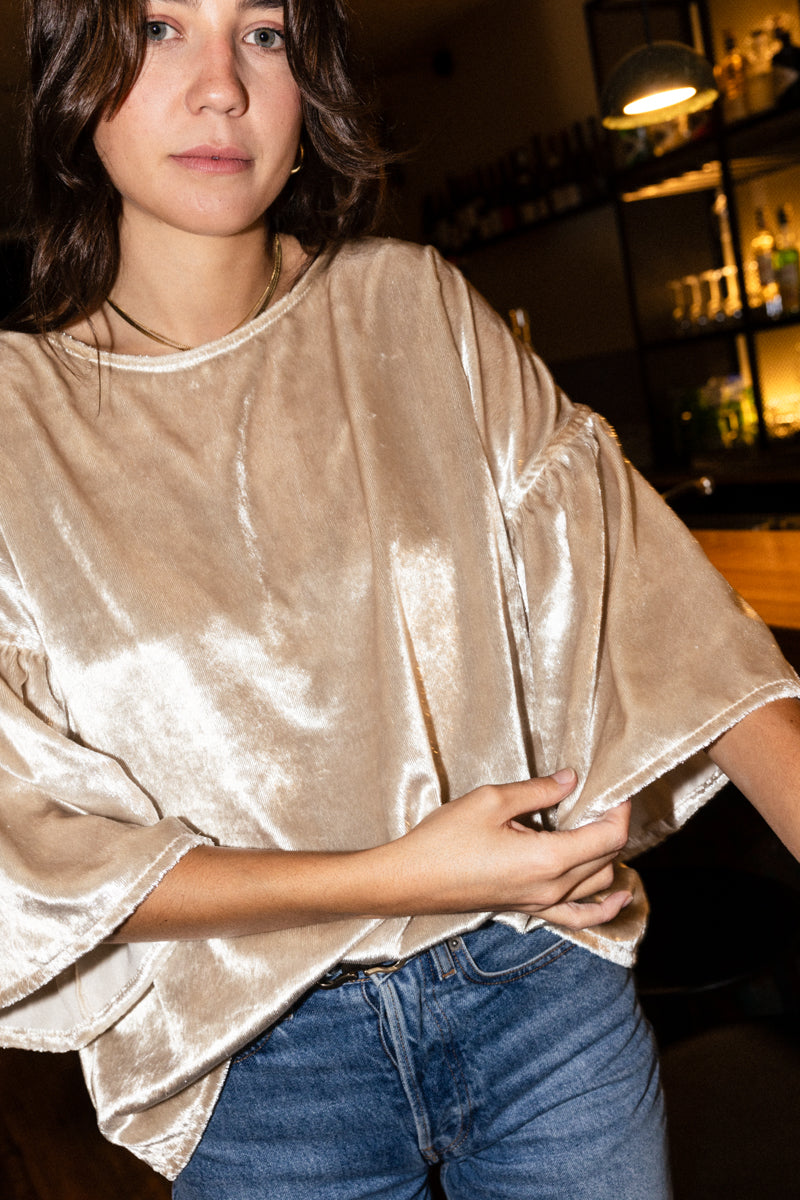 TOP THELMA | CHAMPAGNE