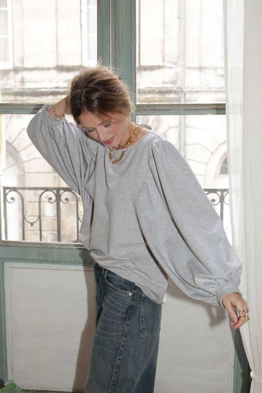 TOP TERENCE | GRIS CHINÉ