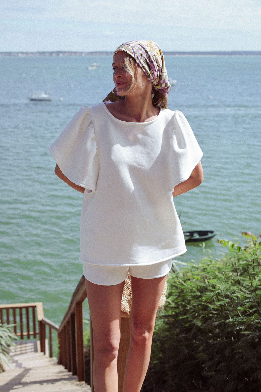 TOP GEORGES | SWEAT BLANC