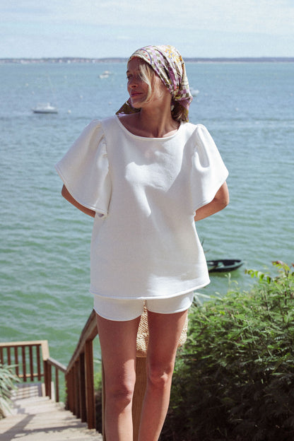 TOP GEORGES | SWEAT BLANC